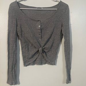 Charlotte Russe long sleeve crop top